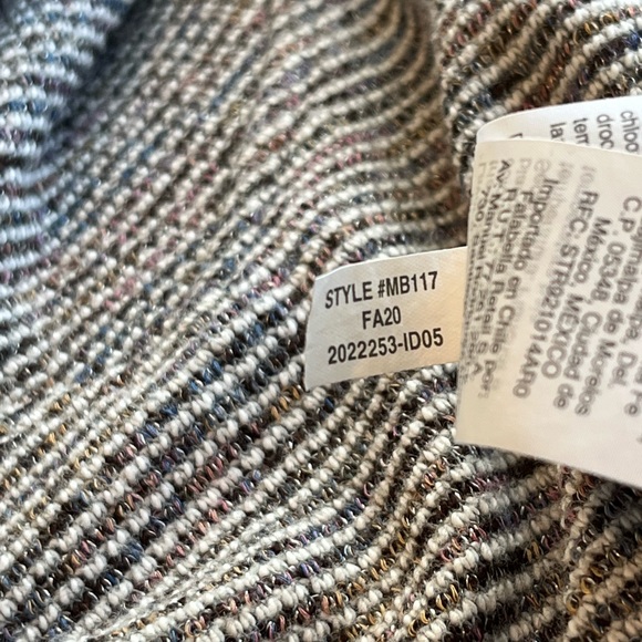 Madewell Textured Turtleneck Top in Rainbow Rib L - Picture 13 of 13